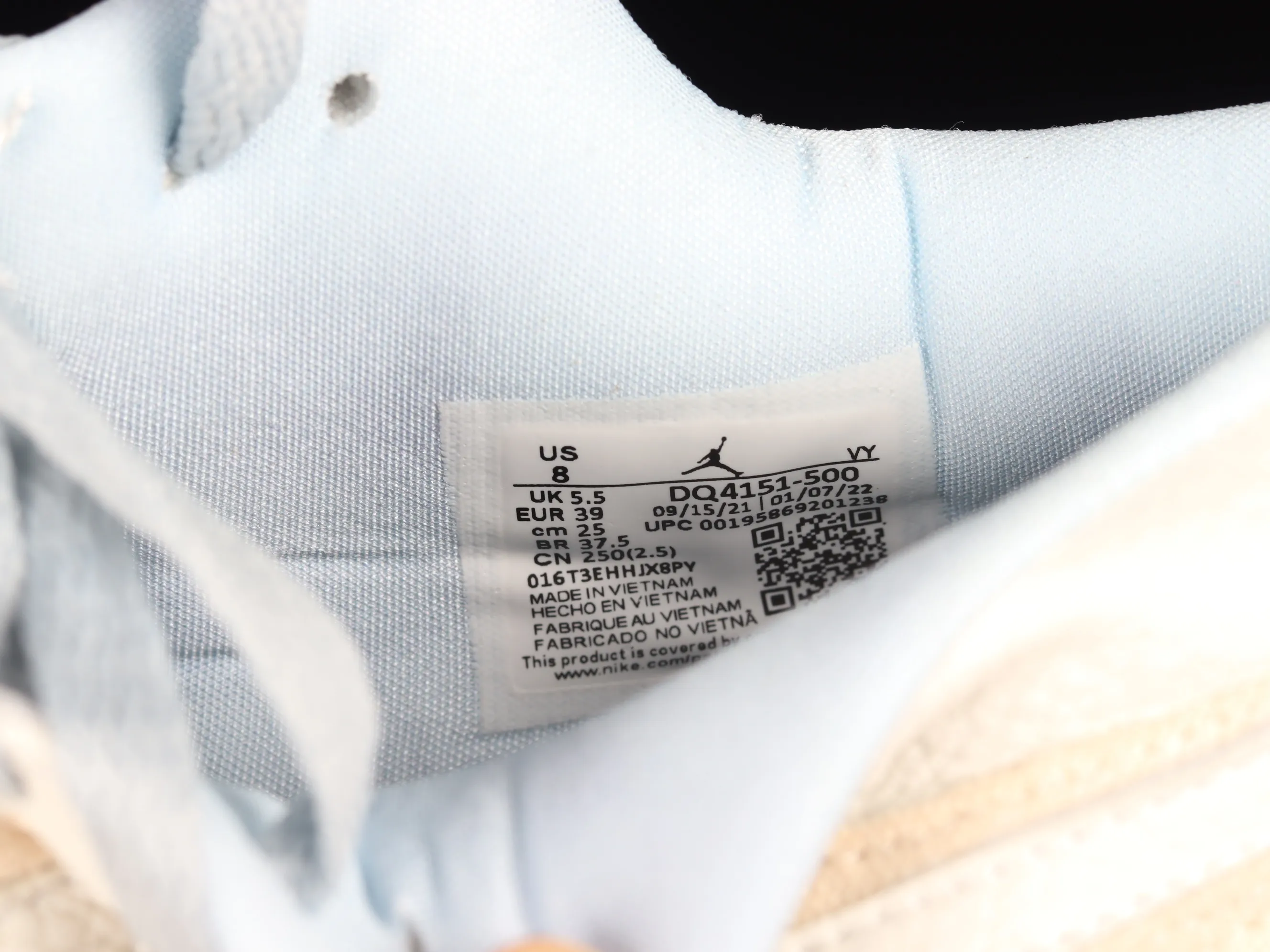 All categories Air Jordan Jordan series basketball shoes Air Jordan 1 Low Z version Air Jordan 1 Low "Canvas" AJ1 Joe 1 meter white canvas stitching low-top basketball shoes DQ4151-500